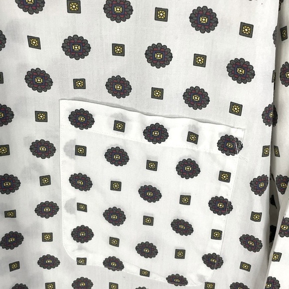 Vintage Levi Strauss Sportswear All Over Print‎ Collared Blue Tag Shirt Size L - Picture 4 of 10